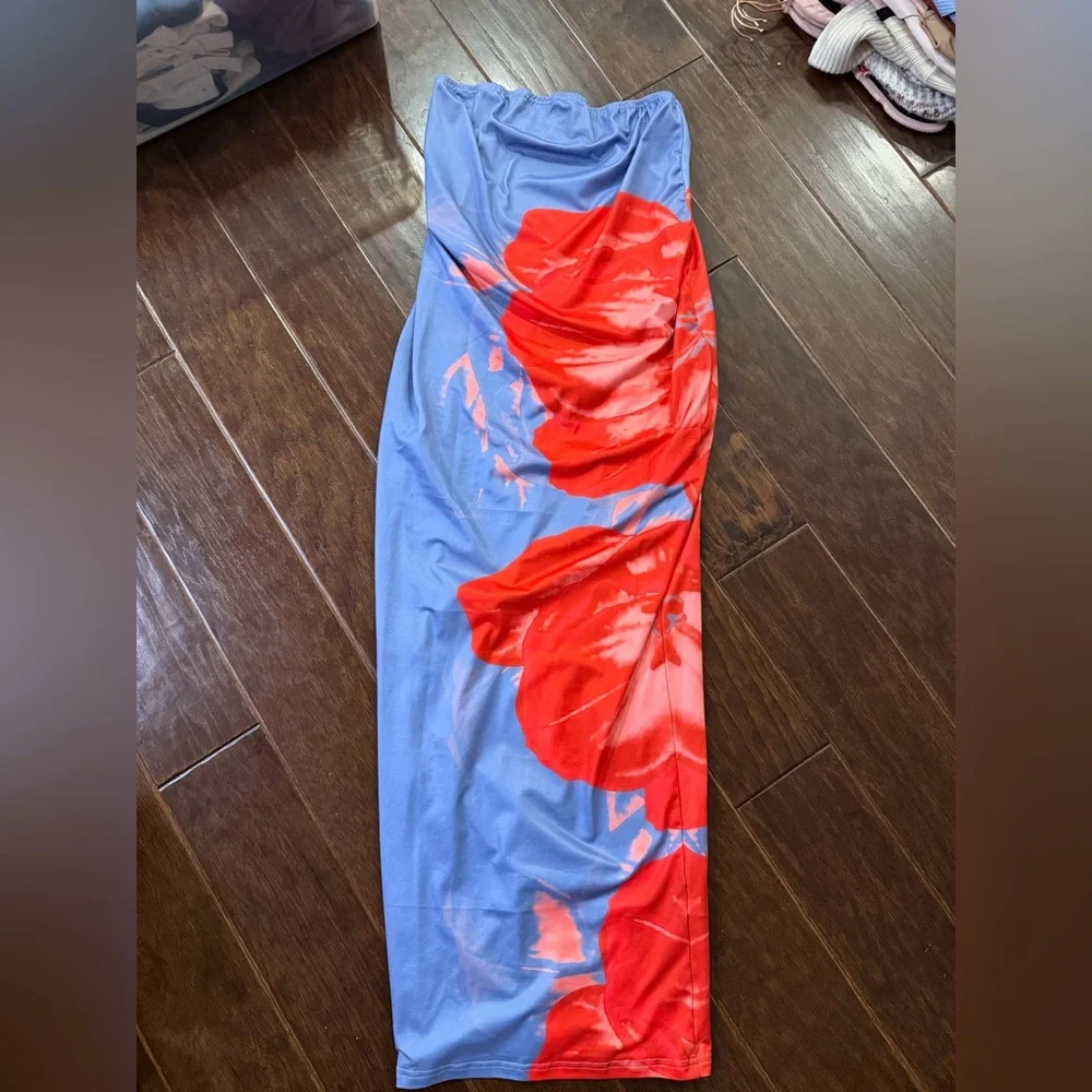 SHEIN tube maxi dress - Picture 2 of 2